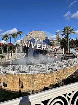 Universal globe Orlando Florida