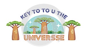 Universal Key of Knowledge, Wisdom Exploration, vector design Generative AI