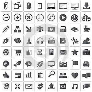 Universal Outline Icons For Web and Mobile