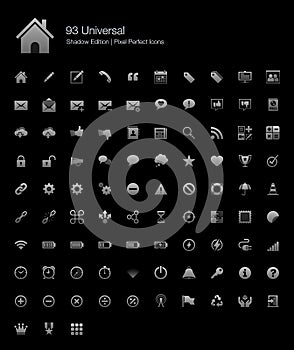 Universal Pixel Perfect Icons Shadow Edition.