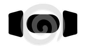 Universal Power Button, On Off Control and Device Activation, vector design Generative AI