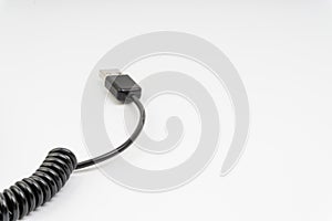 Universal recharger head isolated on white background