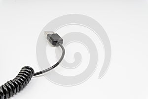 Universal recharger head isolated on white background photo