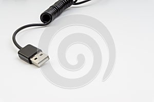 Universal recharger head isolated on white background photo