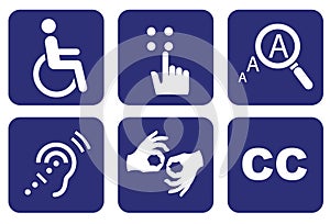 Universal Symbols of Accessibility photo