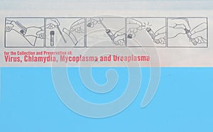 Universal Transport Medium for Viruses, Chlamydia, Mycoplasma and Ureaplasma and swab for nasopharyngeal sample collection, For