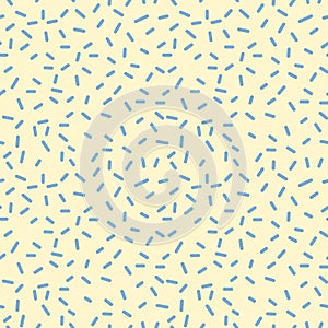 Universal vector seamless pattern of simple elements