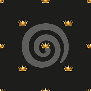 Universal vector seamless patterns tiling. Royal