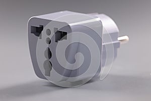 Universal white plugs adapter, adapter to put in sockets