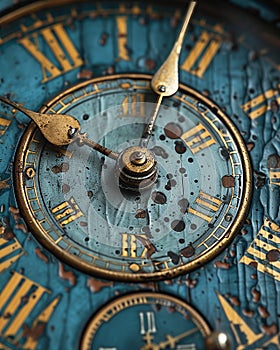 A universe clock time concept allowing for travel between past present and future