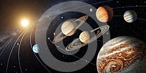 Universe Solar System Planets