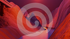 Universe and space ,exploration of the the Planet`s Surface. Star gate , Universe Concept. 3d render