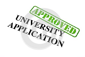 University Application APPROVED