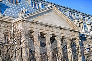 The University of Bucharest facade