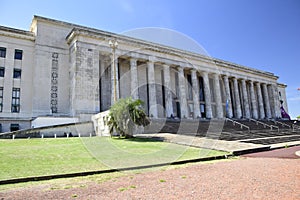 University Building in Plaza de las Naciones Unidas in Buenos Aires photo