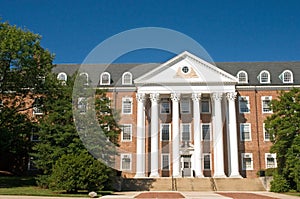 University campus building photo