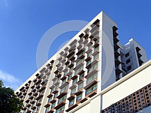 University campus hostel building