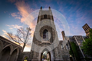 The University College Building at sunset, at the University of