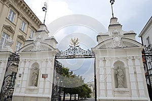 University gate in Warsaw