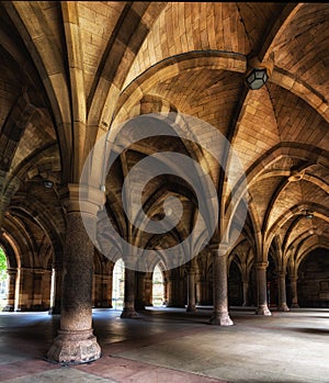 The University of Glasgow Cloisters