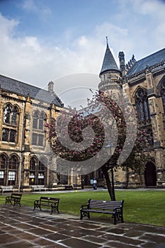 University of Glasgow inner courtyard