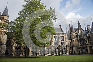 University of Glasgow inner courtyard