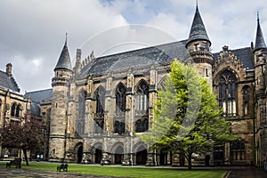 University of Glasgow inner courtyard