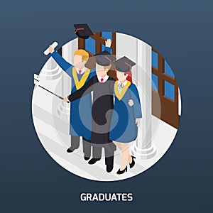 University Graduates Isometric