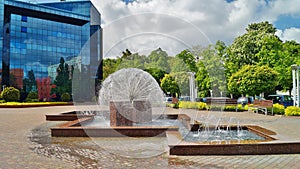 University Library building in Lodz