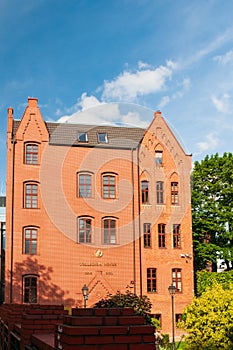 The University of Opole, Red brick Collegium Minus administrative building