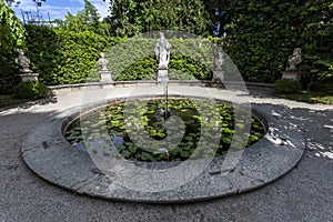 University of Padua Botanical Garden in Padua on a summer day