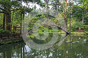 University Pond, Xitou Forest Recreational Area at nantou, taiwan