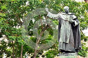 University of Santo Tomas Miguel de Benavides statue in Manila, Philippines