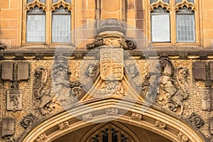 University of Sydney Nicholson Museum facade detail, Australia.