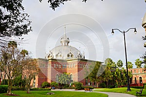 The University of Tampa campus building art