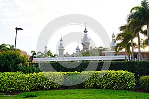 The University of Tampa campus building art