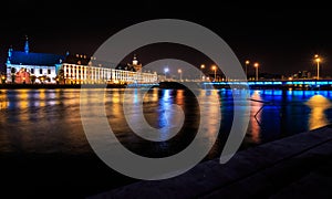 University of Wroclaw at night