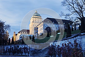 University of Zurich at dusk