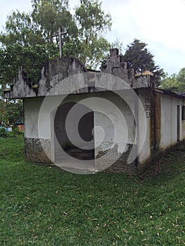 Unkept cemetery in Guatemala