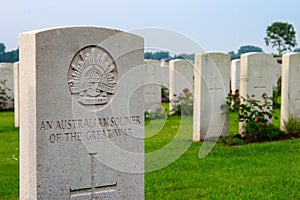 An unknown Australian soldier of the great world war one