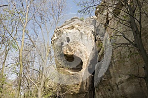 The Unknown Bulgaria. Royashki cave monasterie Provadia Region, Bulgaria. Ancient Thracian sanctuary