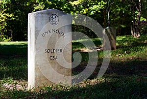 Unknown confederate soldier