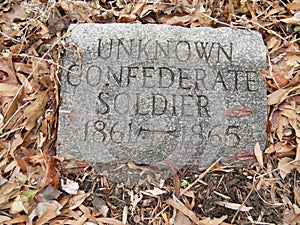 UNKNOWN CONFEDERATE SOLDIER