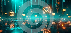 Unknown Emails Screenshots or visual representations of email inboxes flooded with unknown or suspicious emails