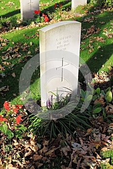 Unknown soldier grave, Nes, Ameland, Holland