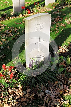 Unknown soldier grave, Nes, Ameland, Holland photo