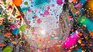 Unleash a whirlwind of colorful confetti with the push of a button courtesy of these confetti cannon