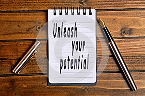 Unleash your potential text