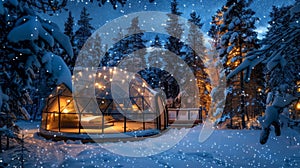 Unleashing your inner child with a stay in a whimsical glass igloo where dreaming under the stars is the ultimate