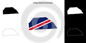Unley outline map